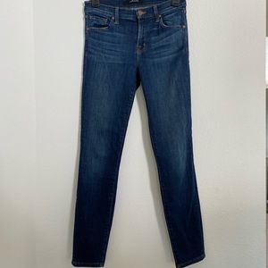 J Brand cropped skinny jeans dark blue size 26